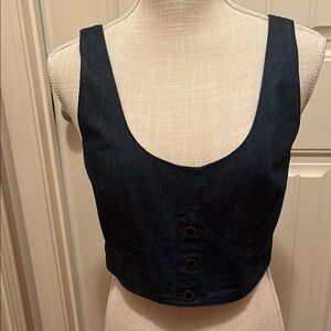 NWT Banana Republic Denim Sleeveless Top